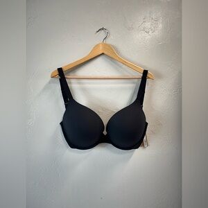 SKIMS Fits Everybody Push-Up Demi Bra 34DD NWT Onyx Color